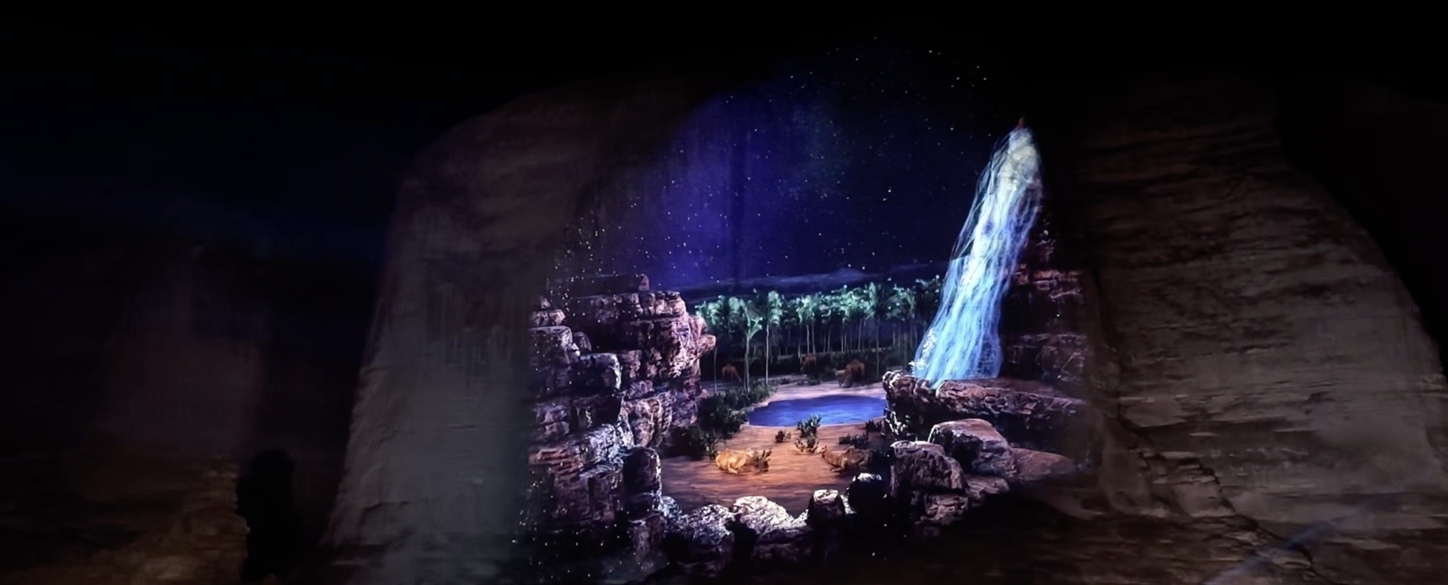Ikmah After Dark — projection mapping in the Ikmah gorge